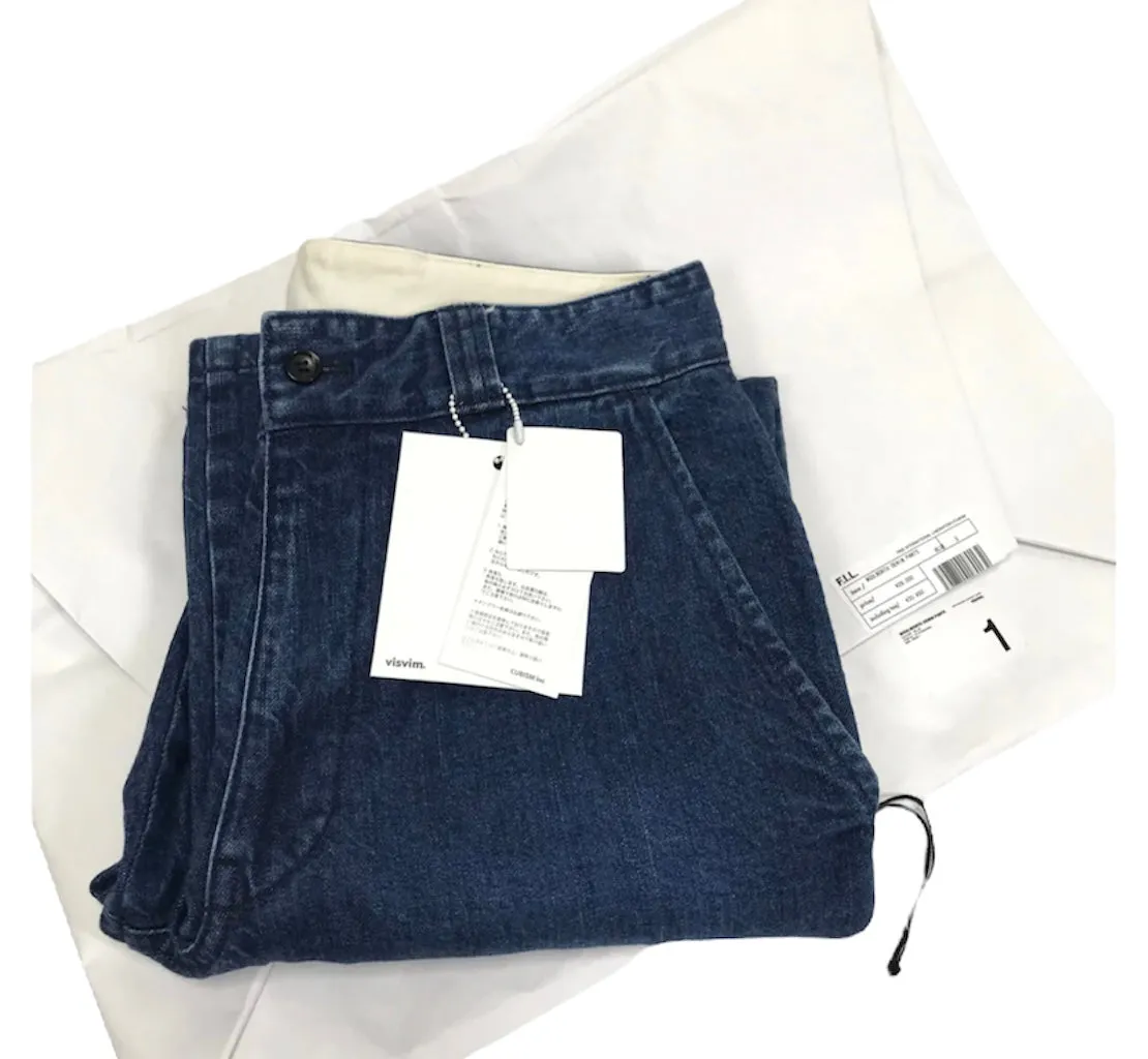 [S] Visvim Woolworth Denim Pants Blue