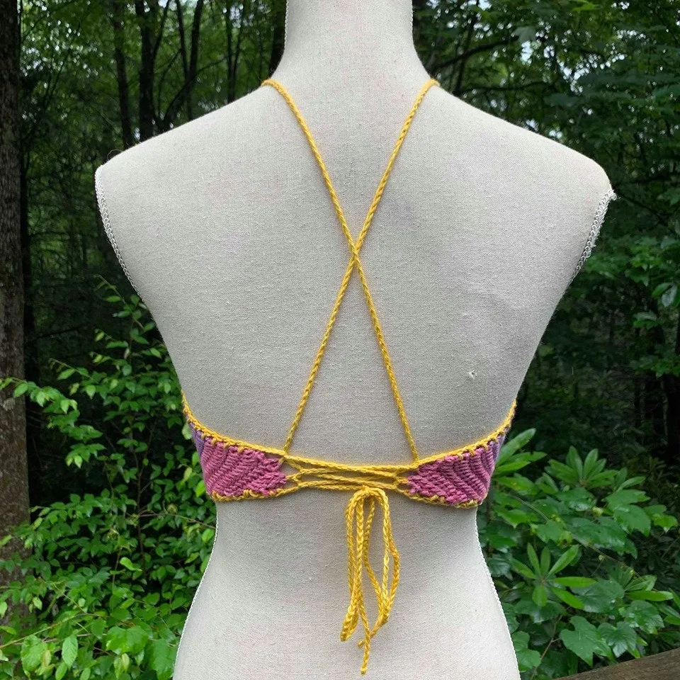 Sacred Flower Crop Top - Crochet Pattern