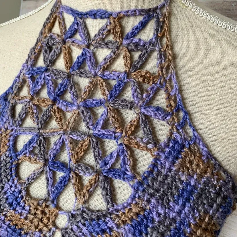 Sacred Flower Crop Top - Crochet Pattern