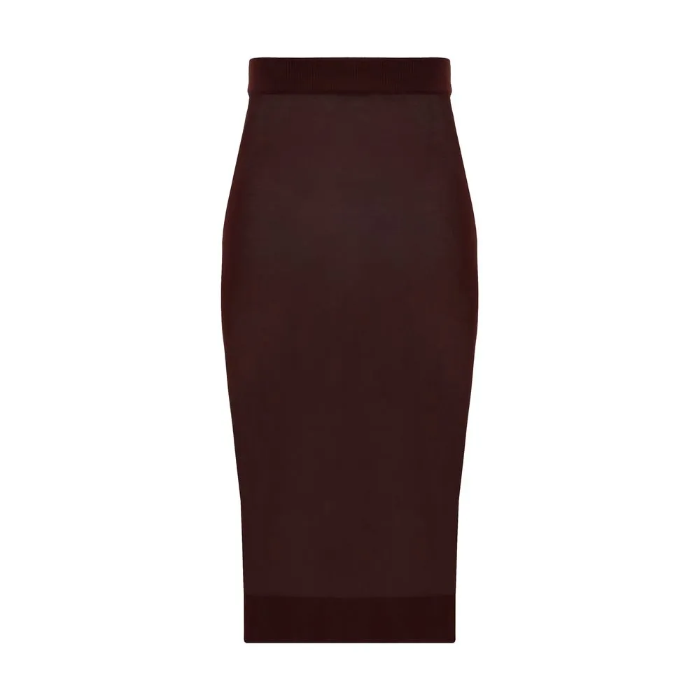 Saint Laurent Midi Skirt