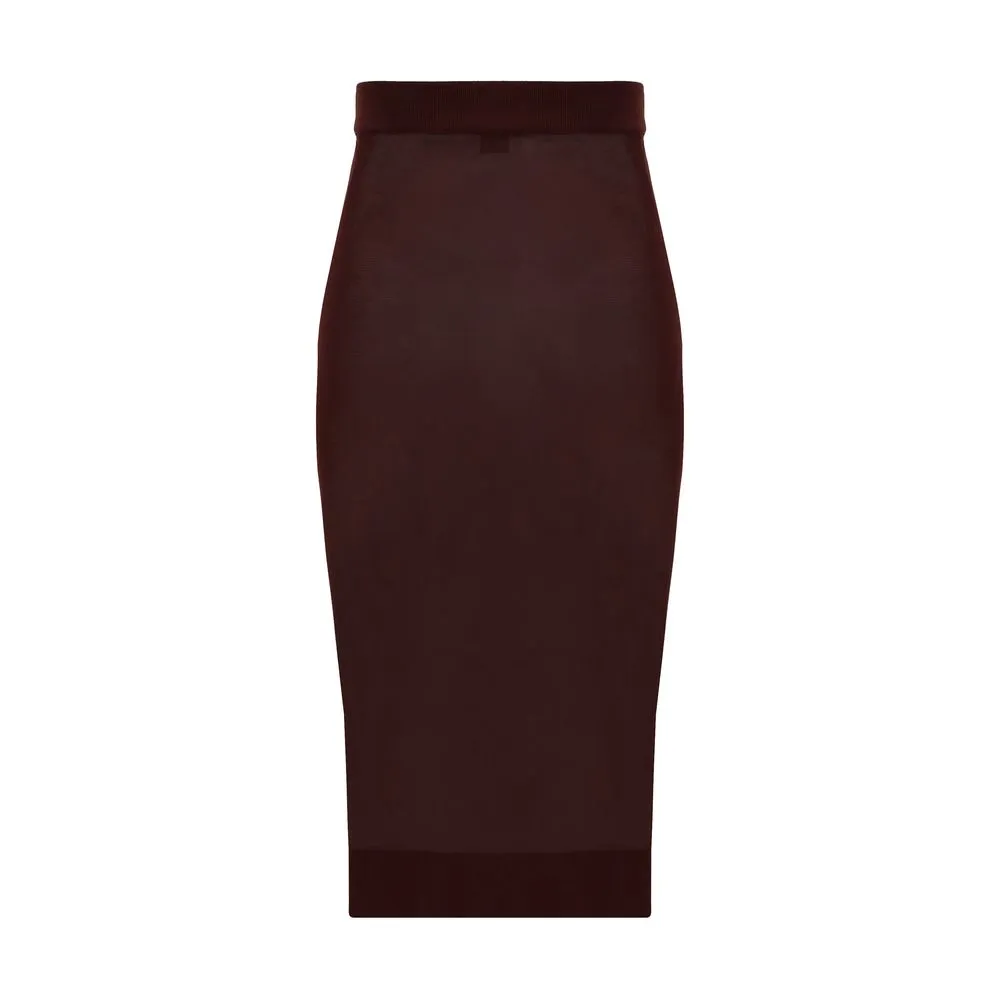 Saint Laurent Midi Skirt