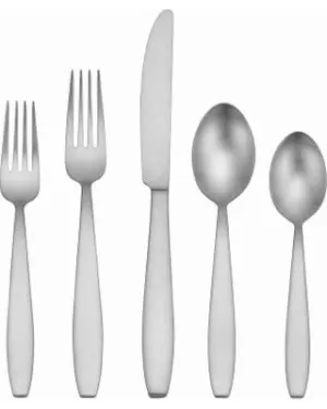 Satin Woodward 42 Piece Everyday Flatware Set