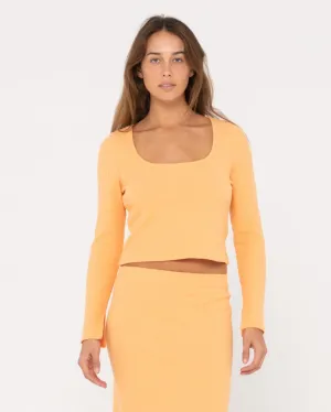 Scarlett Ribbed Long Sleeve Top