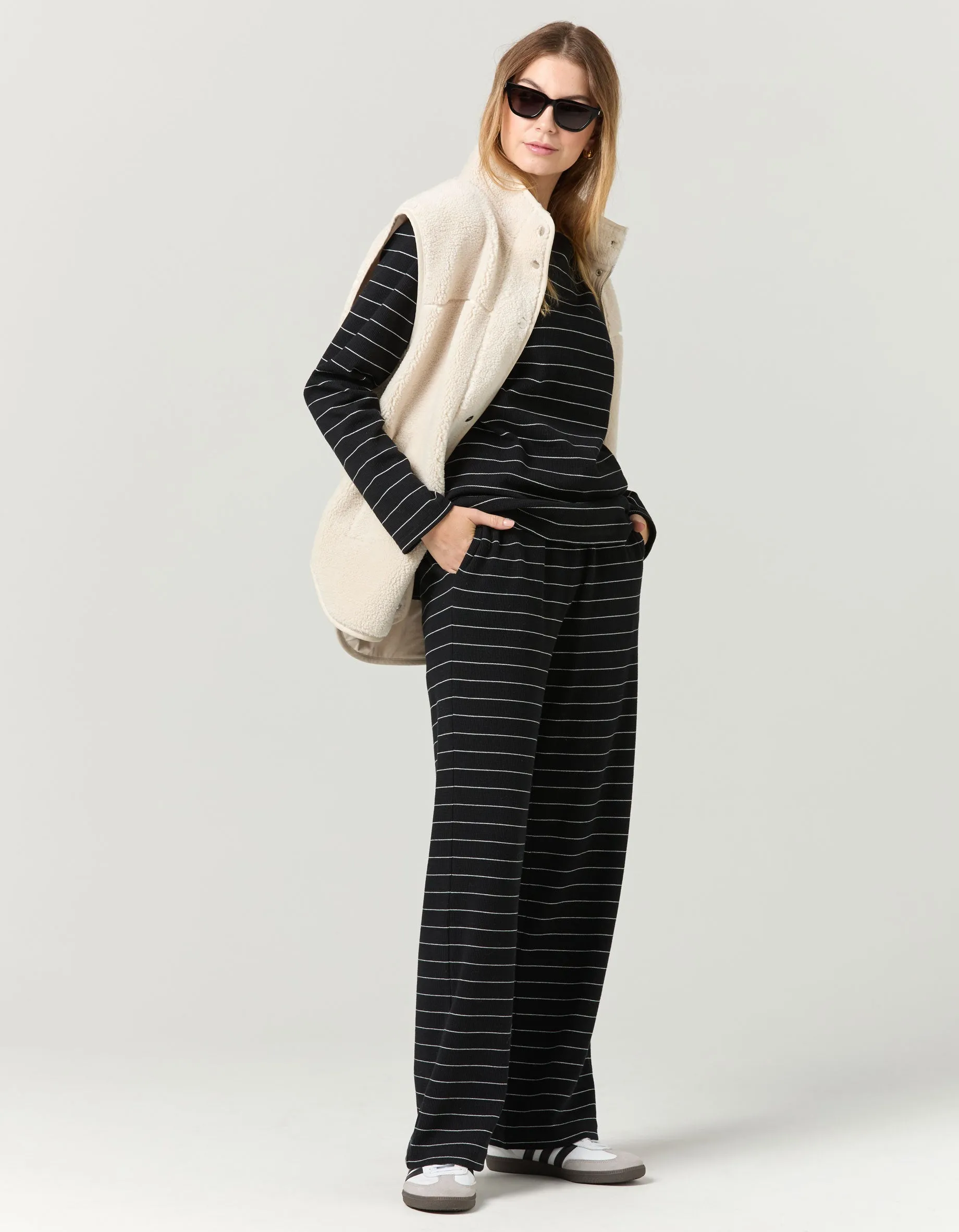 Scott Pant - Black Stripe