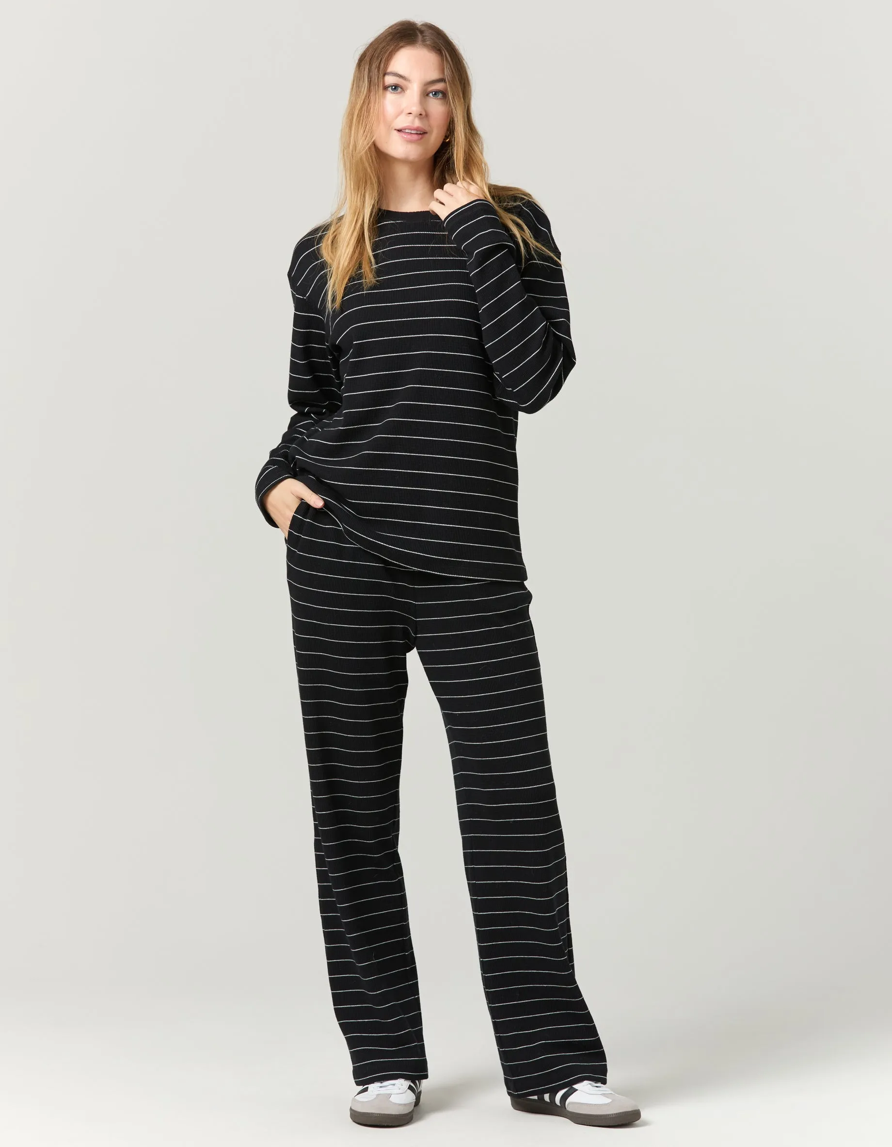 Scott Pant - Black Stripe
