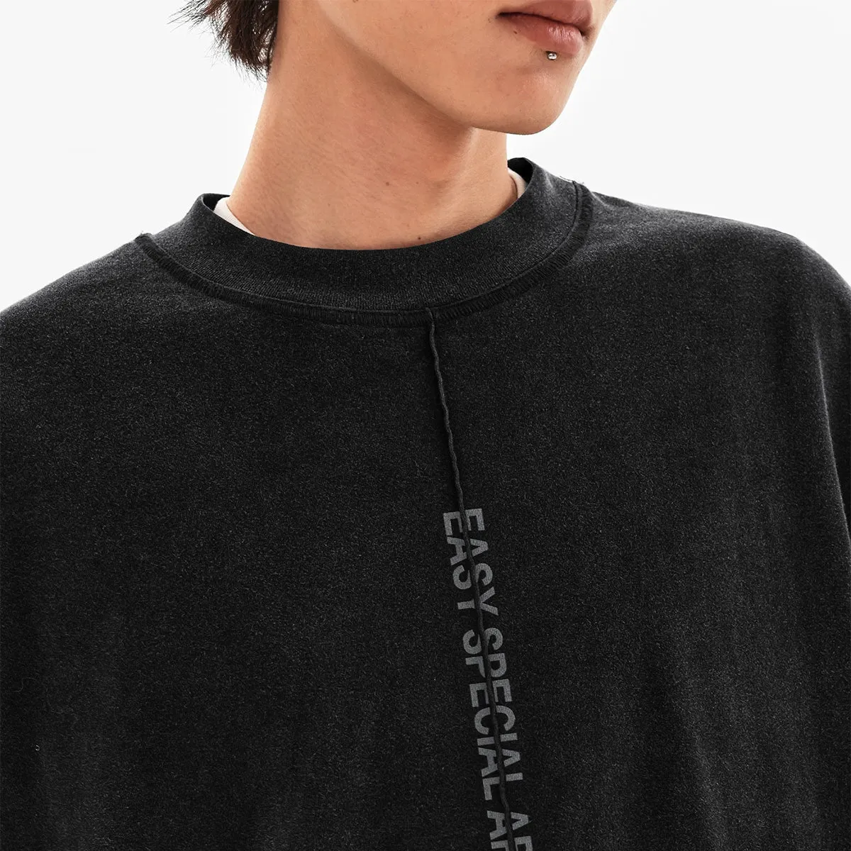 Seam Detail Long Sleeve Tee