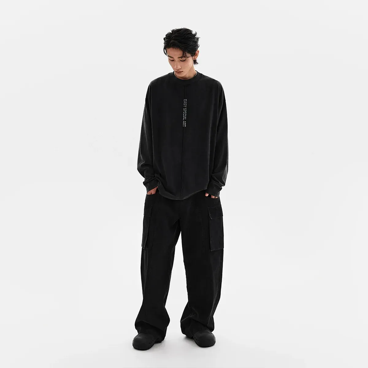Seam Detail Long Sleeve Tee