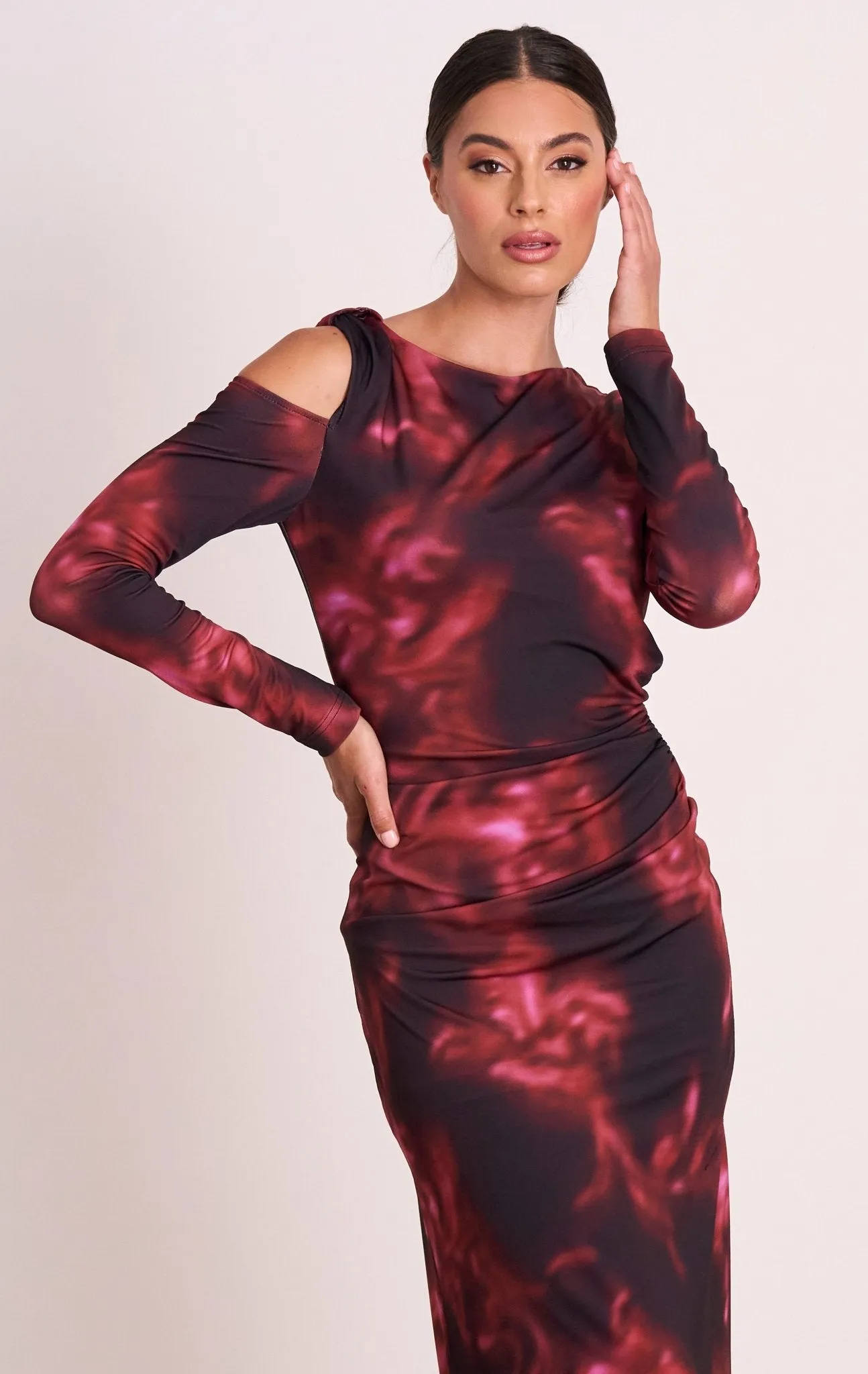 Shadows Midi Dress