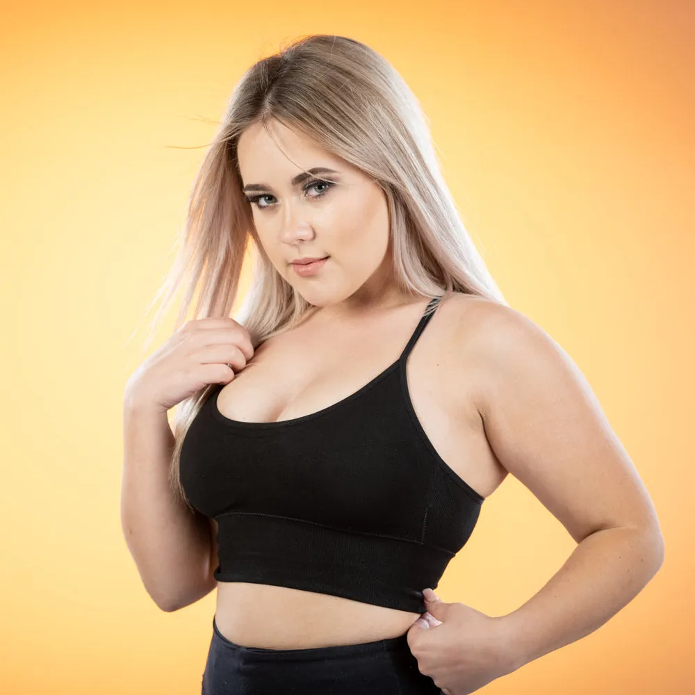 Shapewear TNG Cami padded  croptop- black
