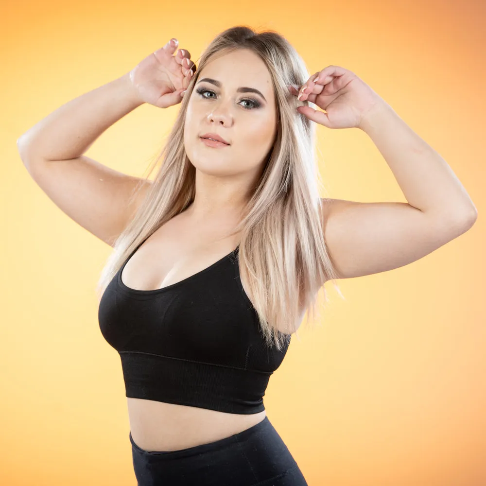 Shapewear TNG Cami padded  croptop- black
