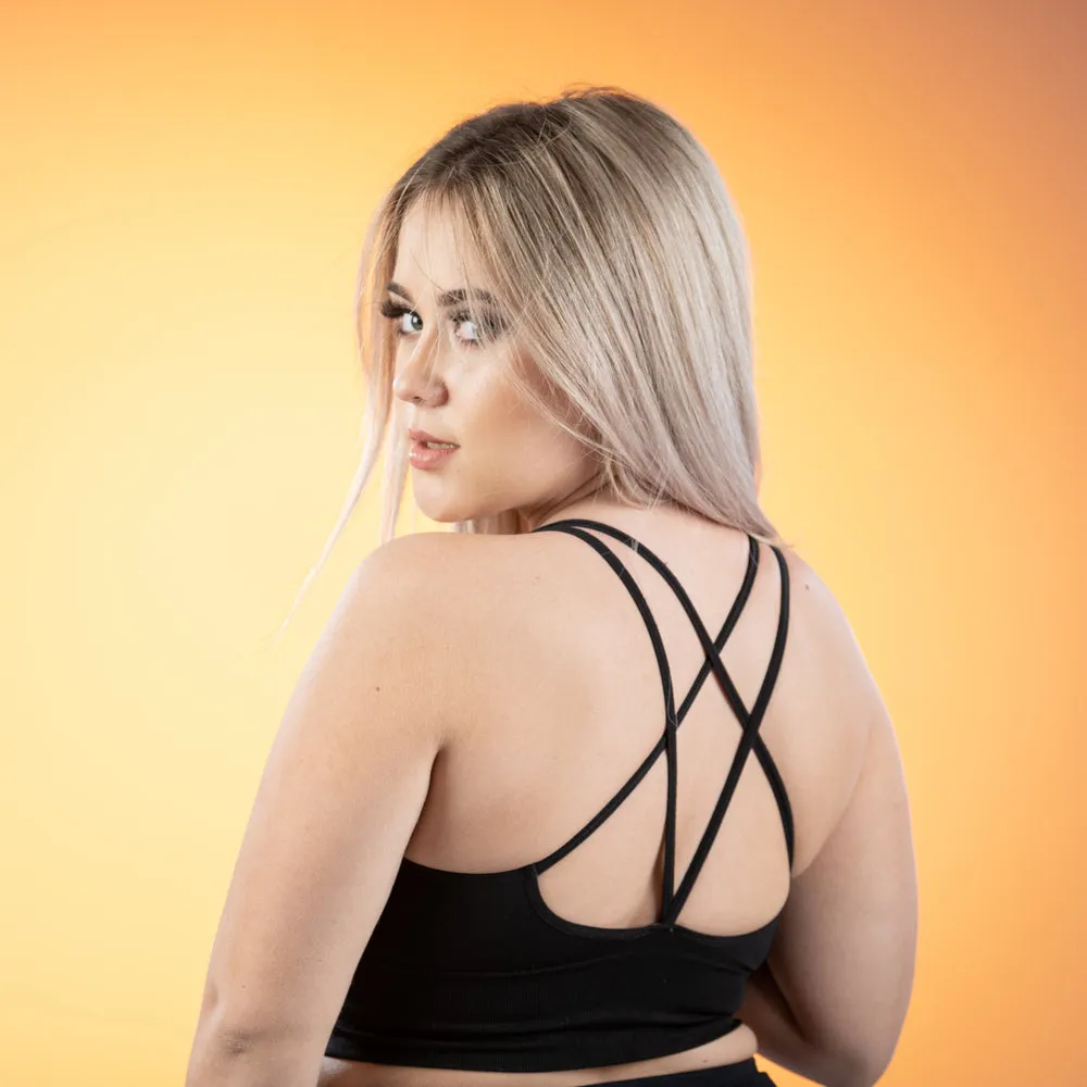 Shapewear TNG Cami padded  croptop- black