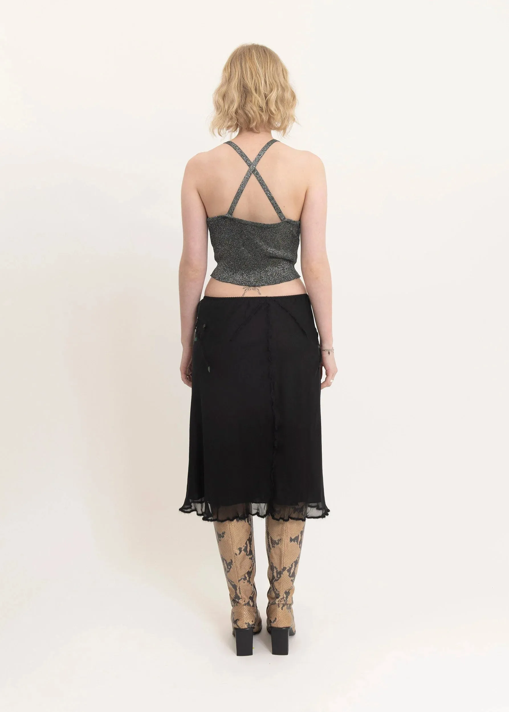 Silk bias cut faerie skirt