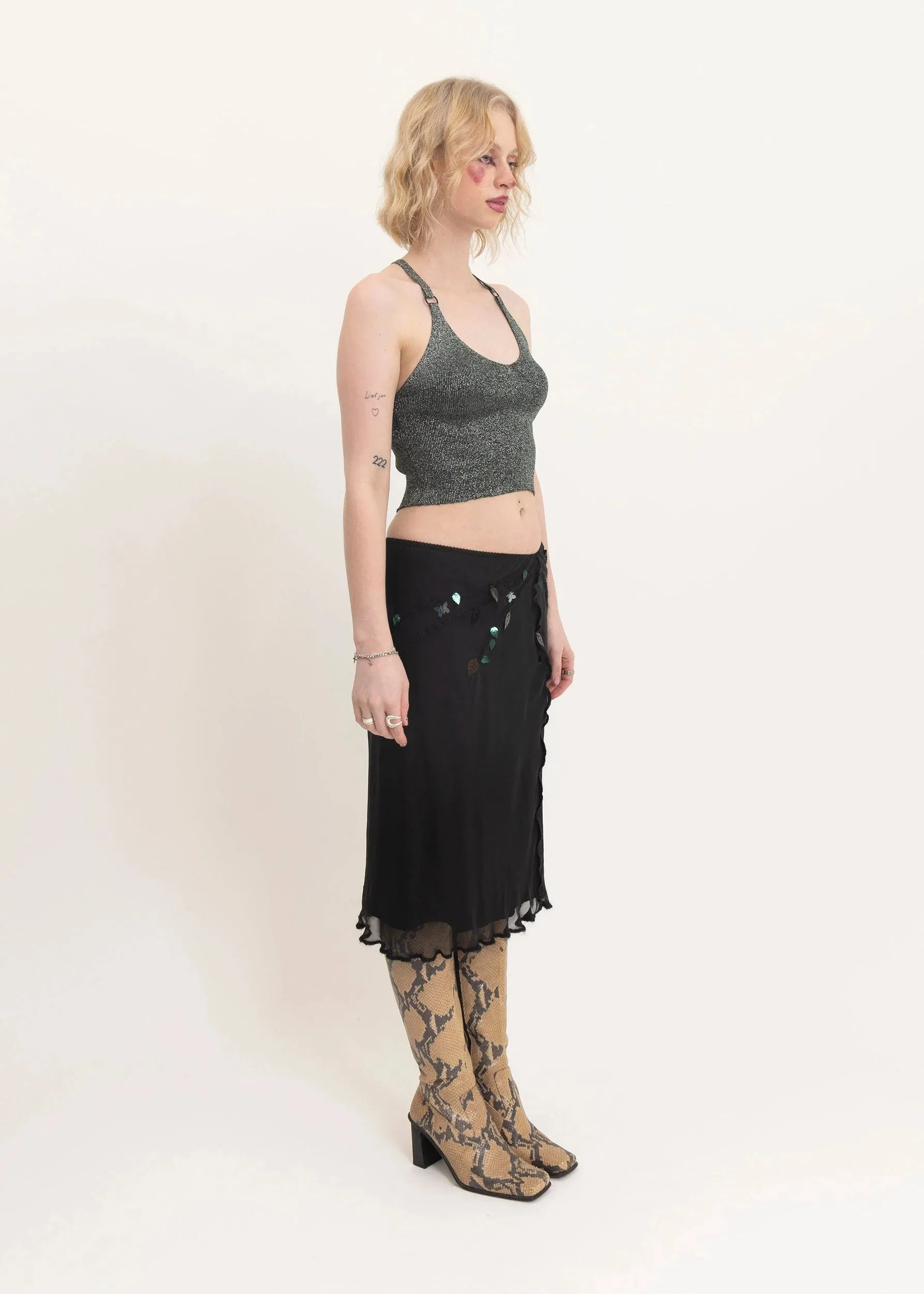 Silk bias cut faerie skirt