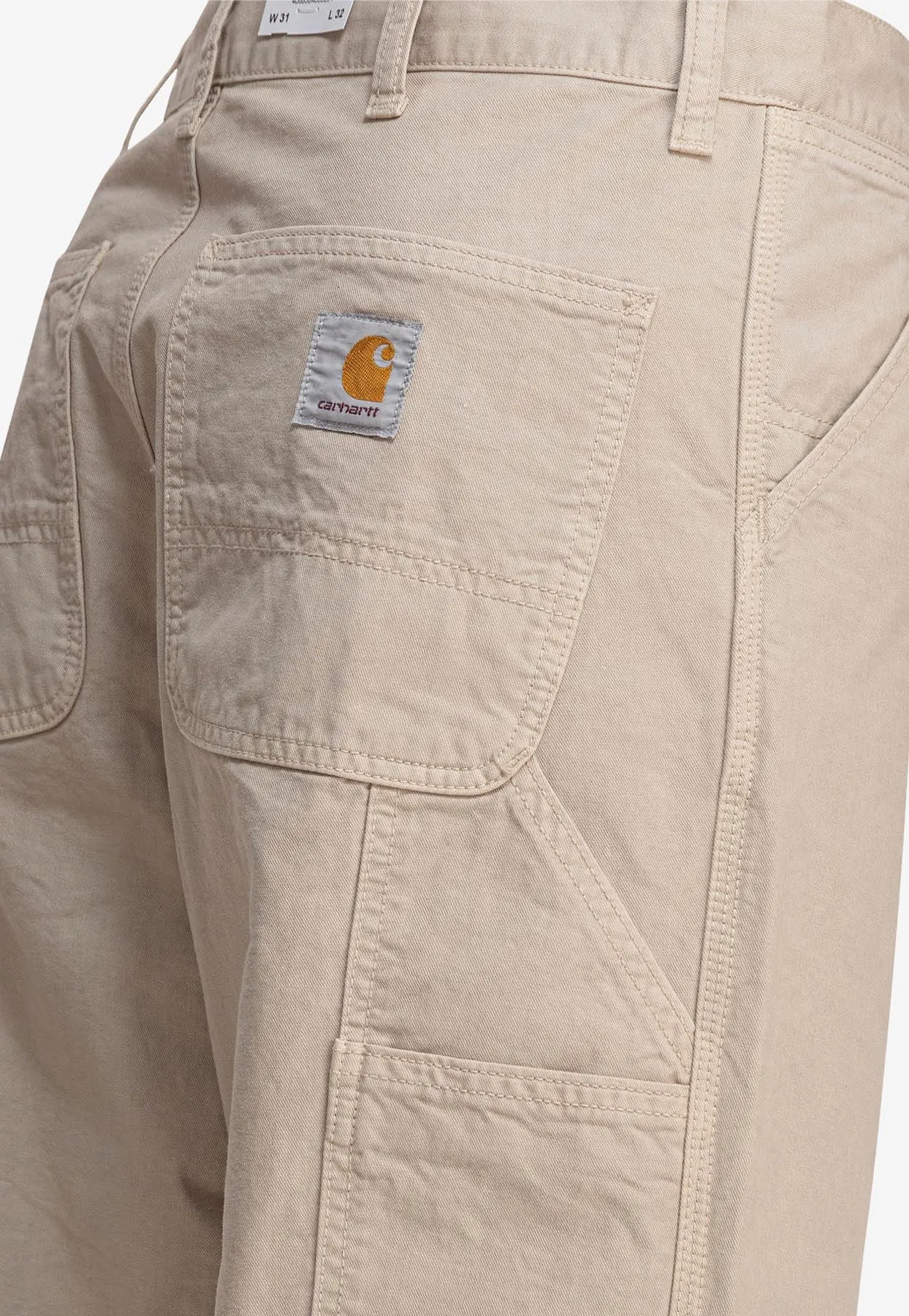 Single-Knee Straight-Leg Pants