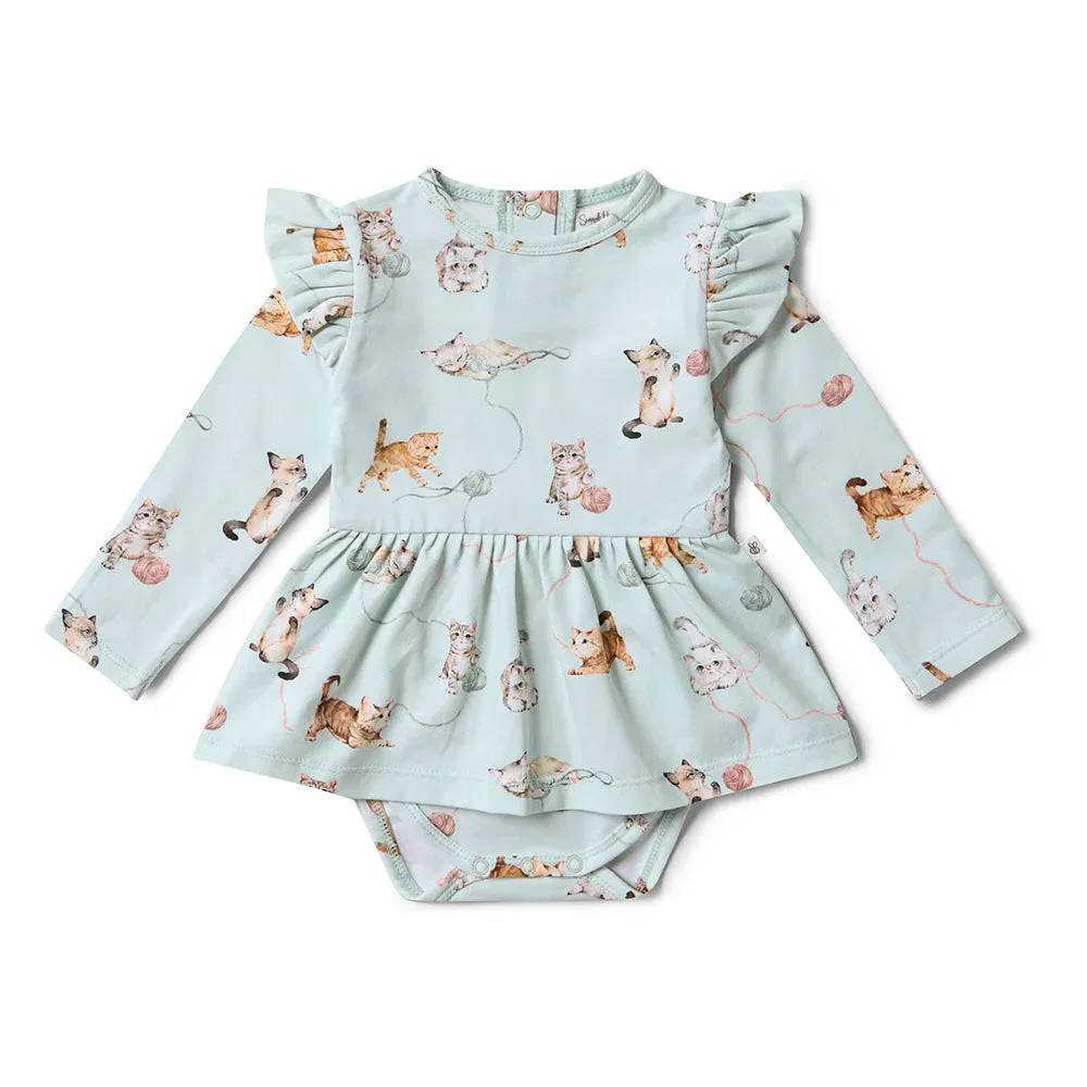 Snuggle Hunny Long Sleeve Bodysuit Dress