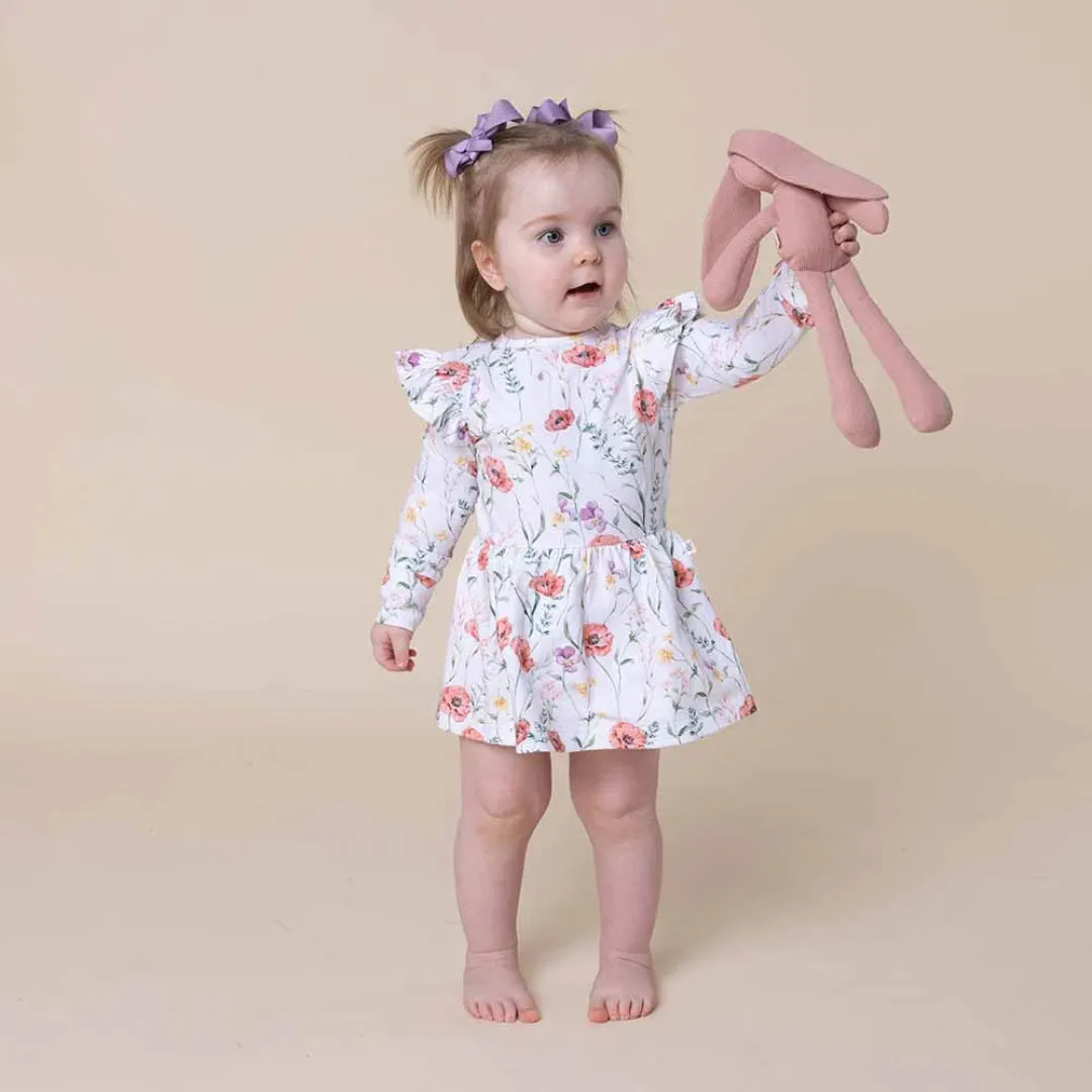 Snuggle Hunny Long Sleeve Bodysuit Dress