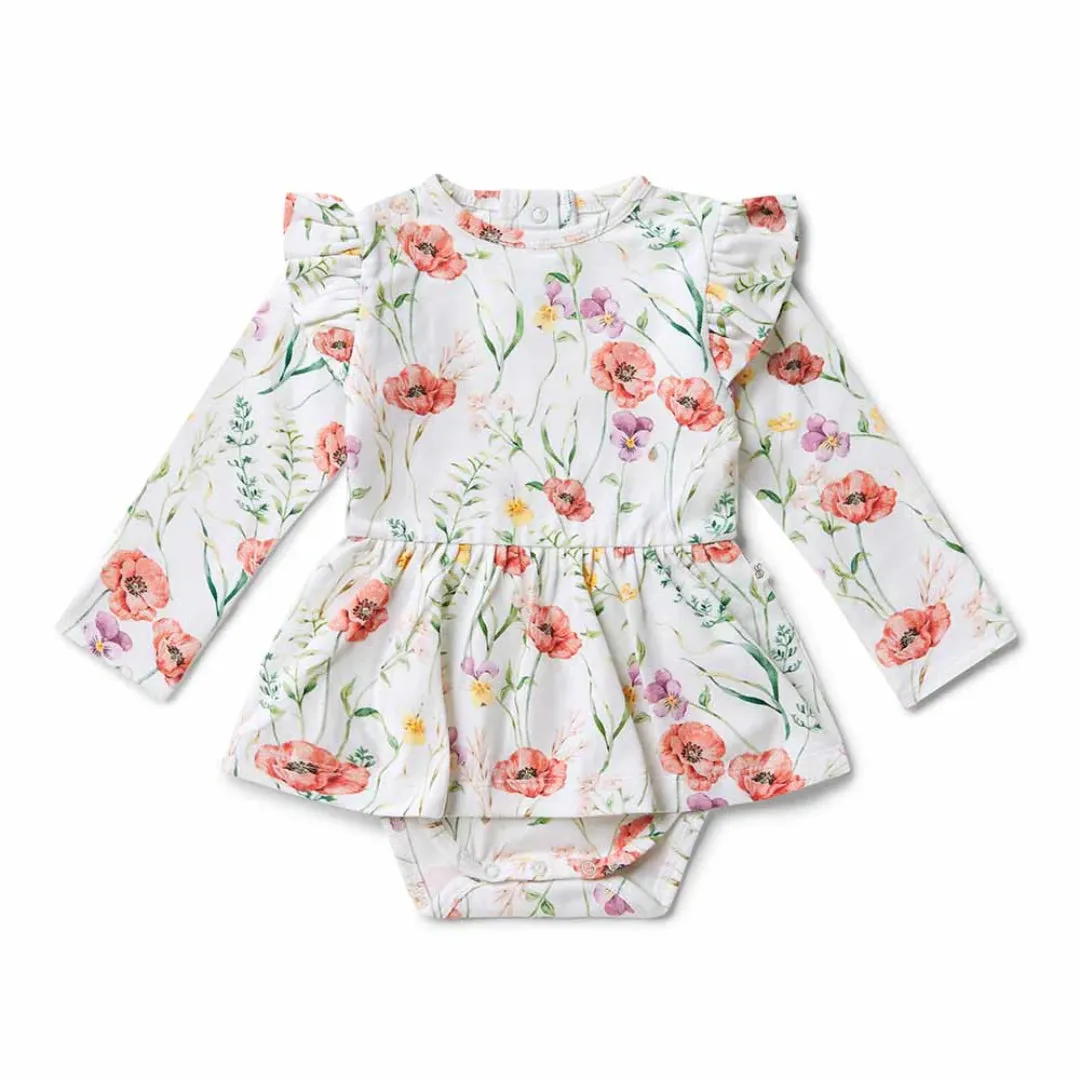 Snuggle Hunny Long Sleeve Bodysuit Dress