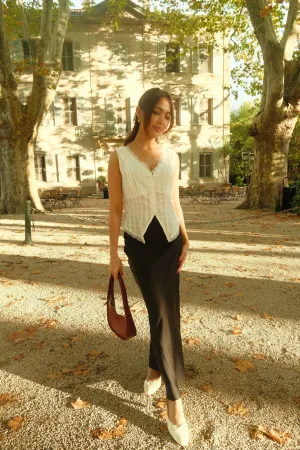Solene Maxi Skirt in Black