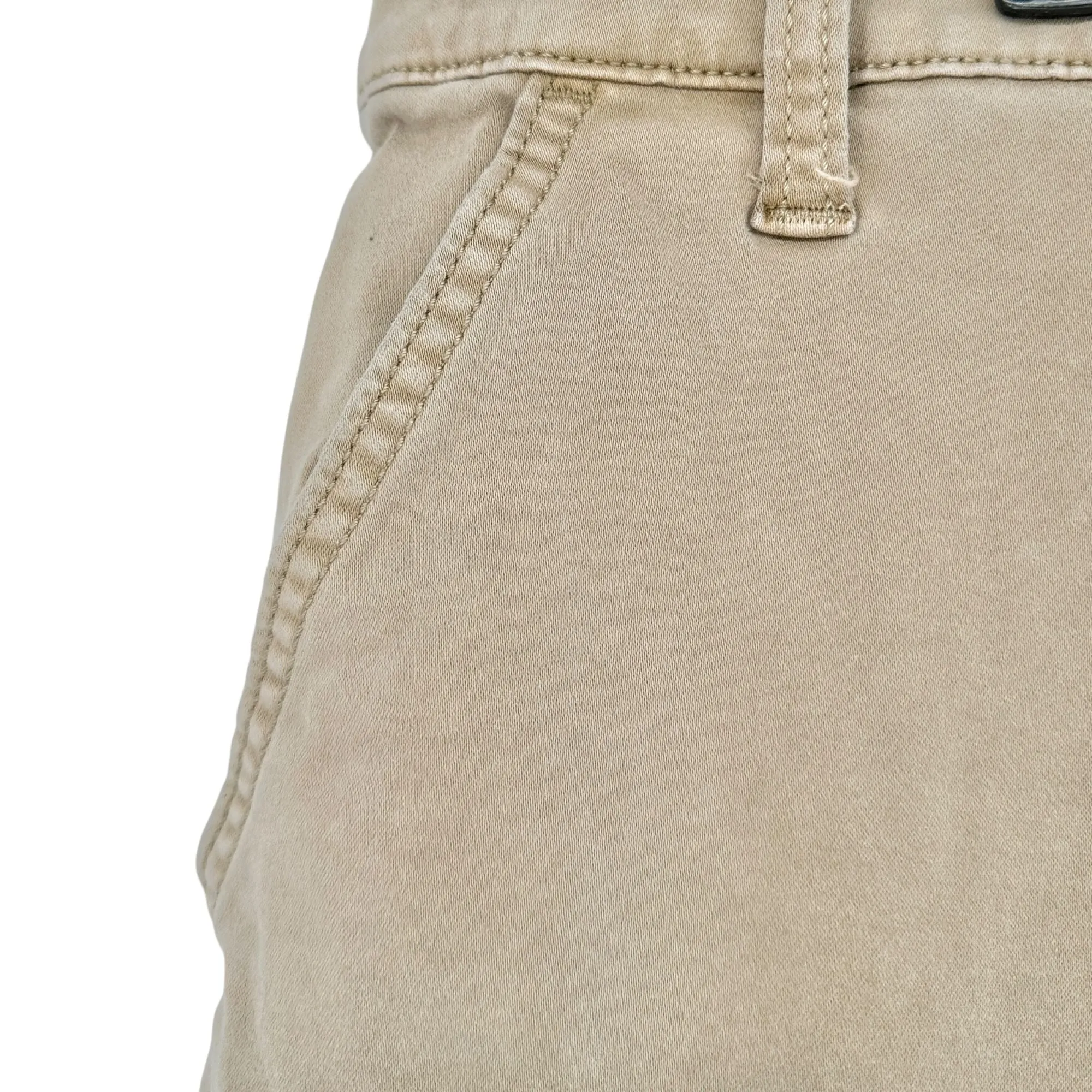 St Johns Bay Pants Womens 18P Straight Leg Beige Classic Fit Soft Stretch Fabric
