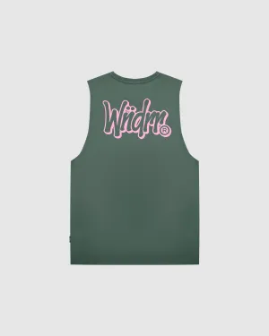 STARTER MUSCLE TOP - DARK GREEN