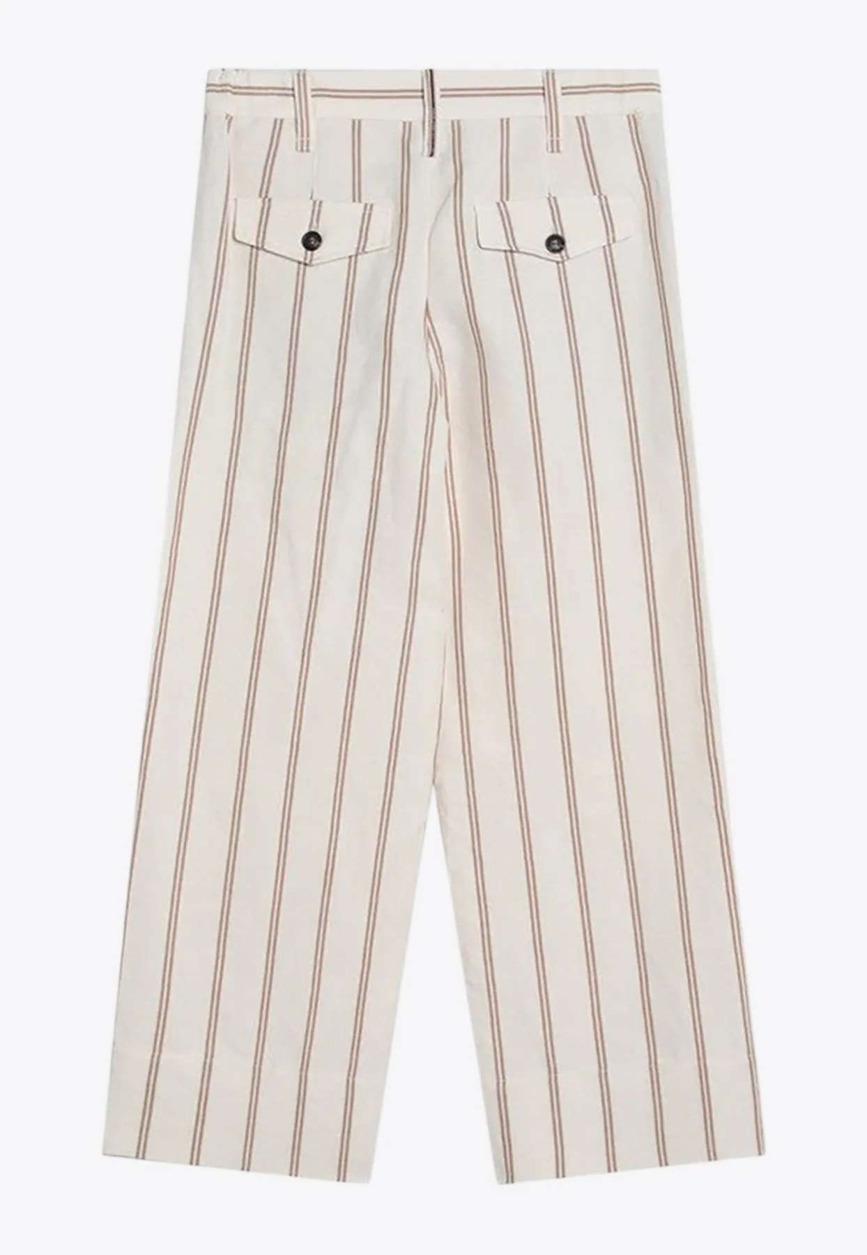 Straight-Leg Stripe Pants