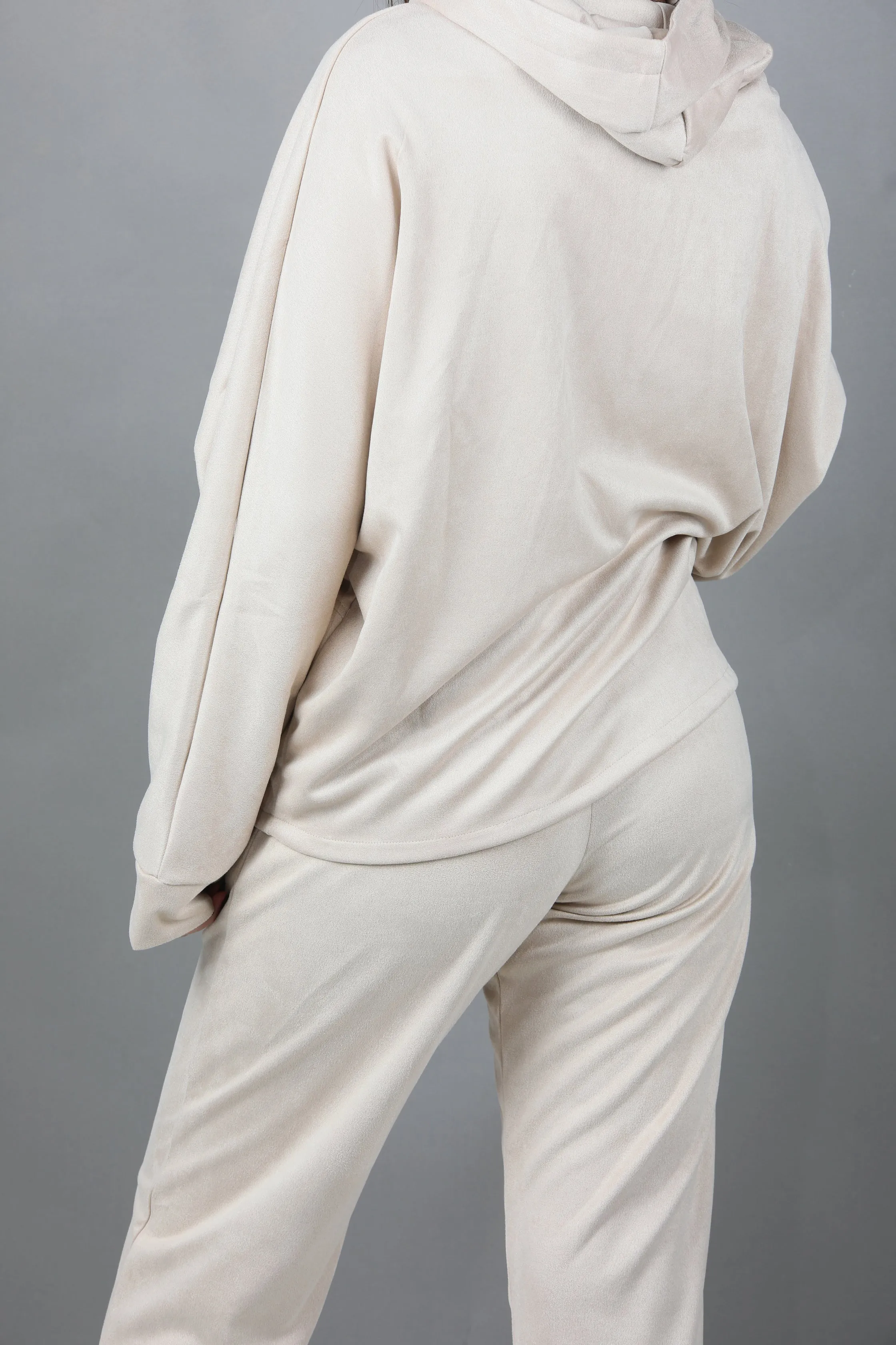 Suede Pants- Beige