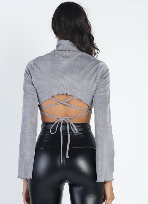 Suede Turtle Neck