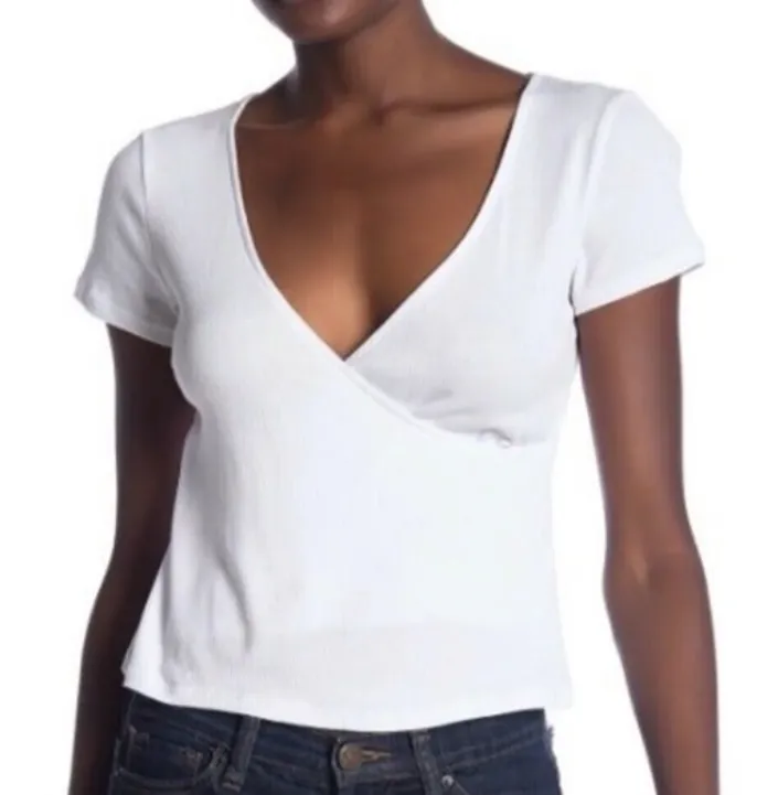 Surplice Short Sleeve Shirt