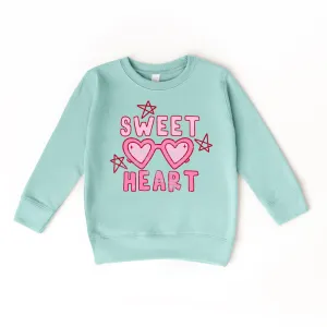 Sweet Heart Valentines Day Kids Sweatshirt