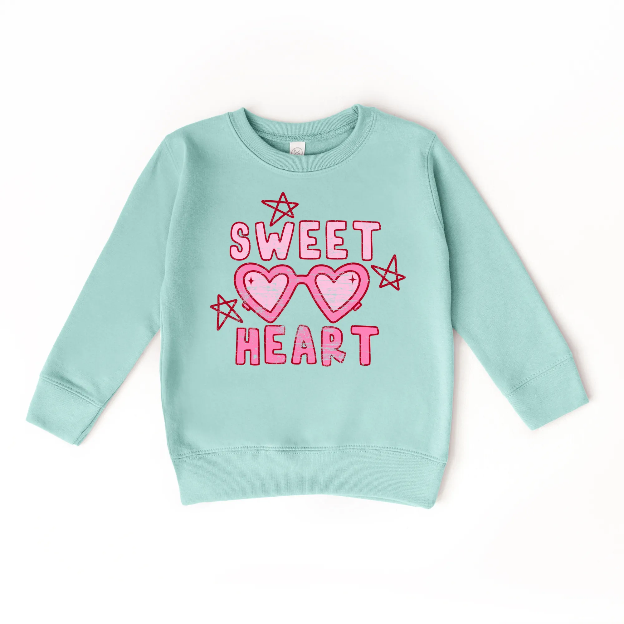 Sweet Heart Valentines Day Kids Sweatshirt