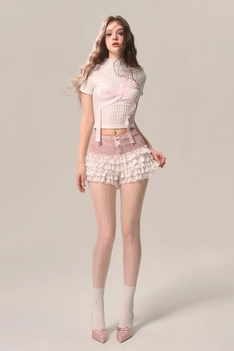 Sweet Spicy High Neck Crop Top