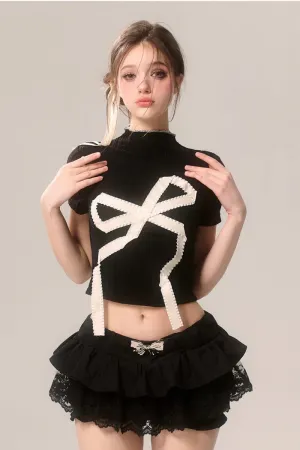 Sweet Spicy High Neck Crop Top