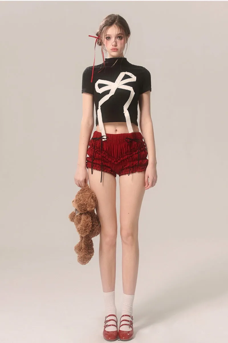 Sweet Spicy High Neck Crop Top