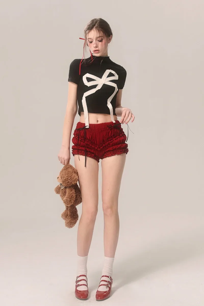 Sweet Spicy High Neck Crop Top
