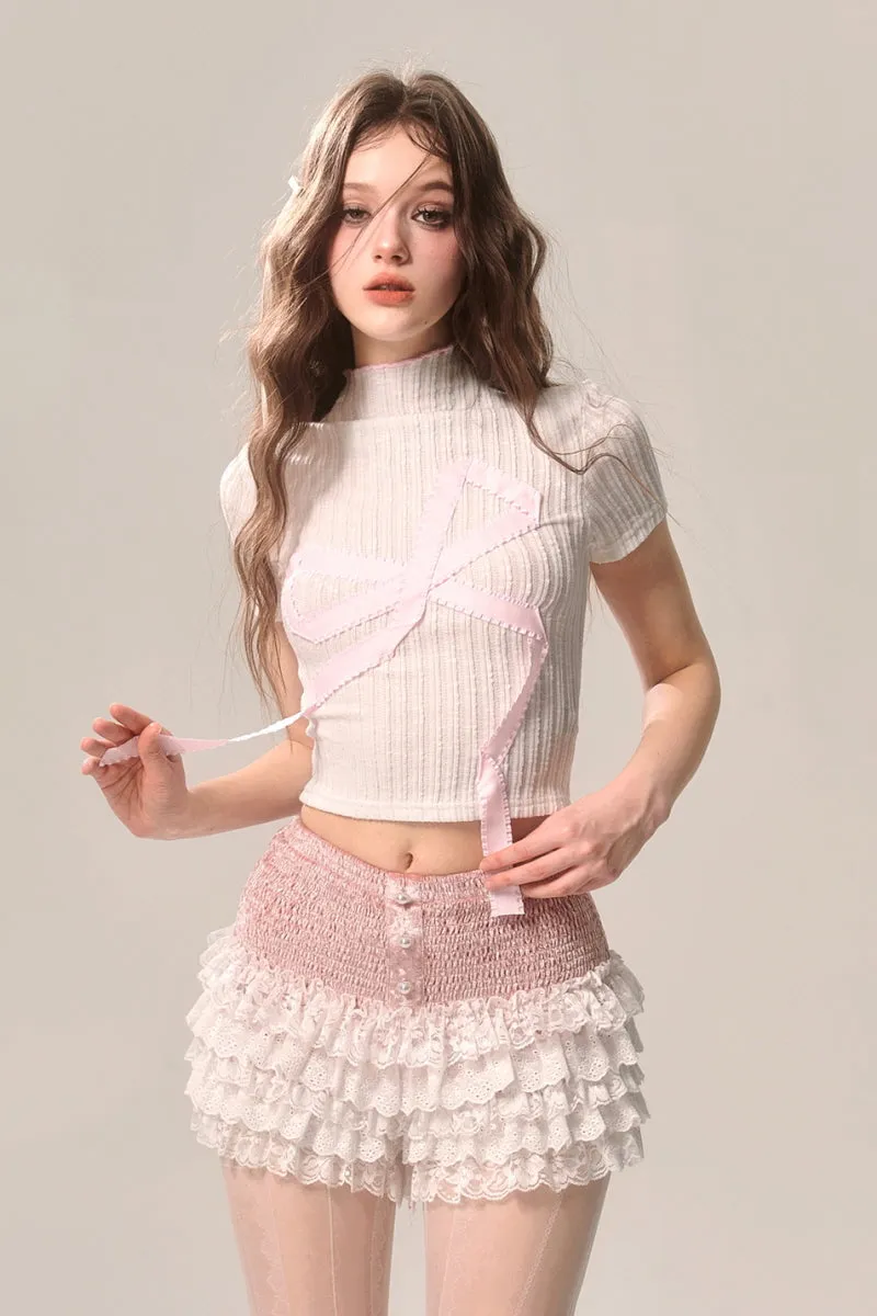 Sweet Spicy High Neck Crop Top