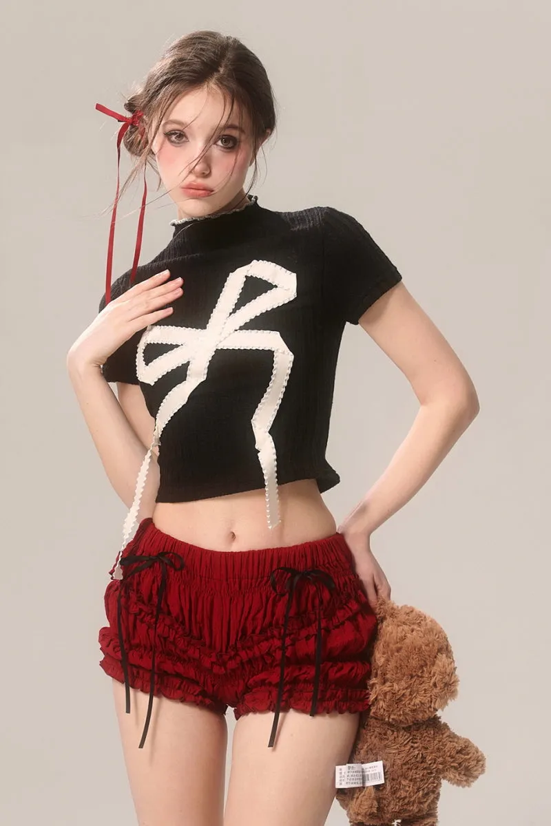 Sweet Spicy High Neck Crop Top