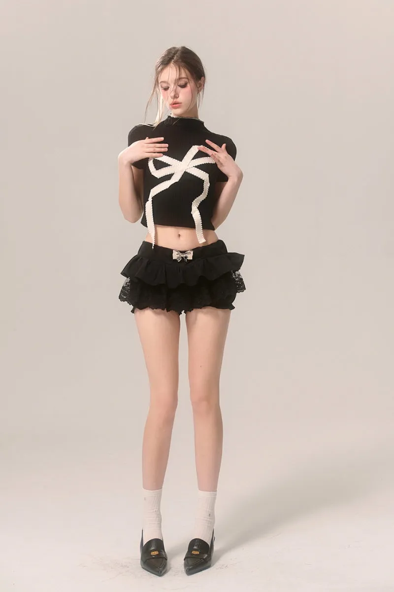 Sweet Spicy High Neck Crop Top