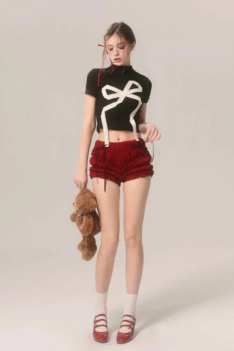 Sweet Spicy High Neck Crop Top