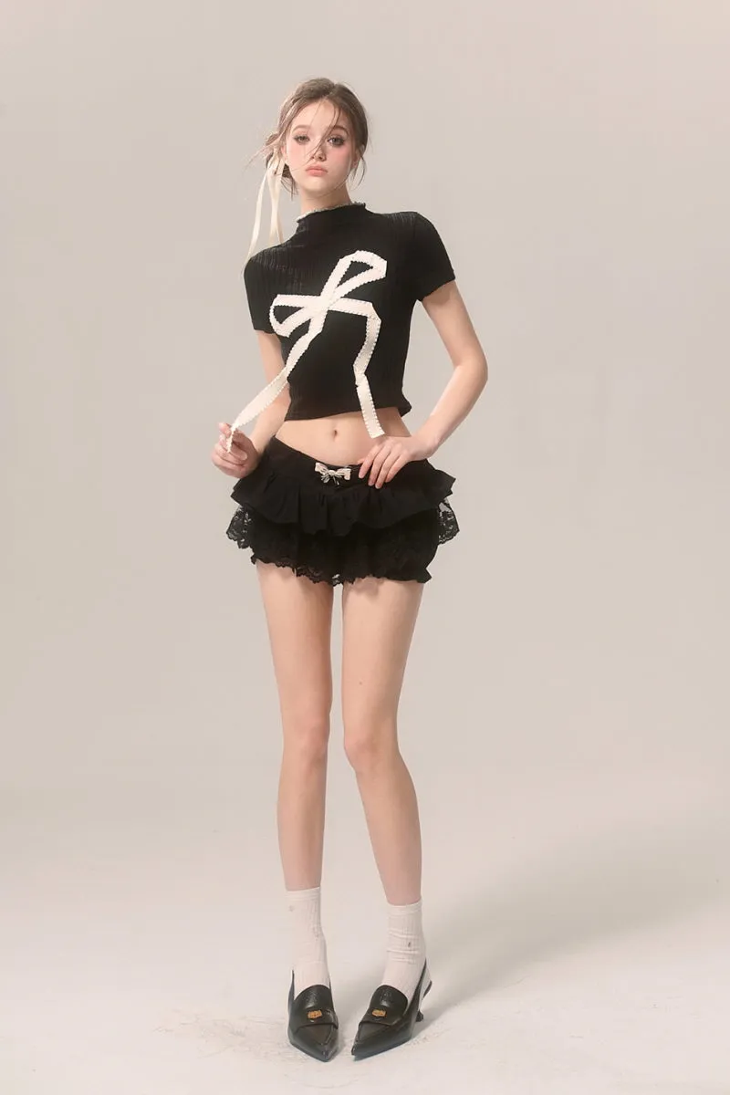 Sweet Spicy High Neck Crop Top
