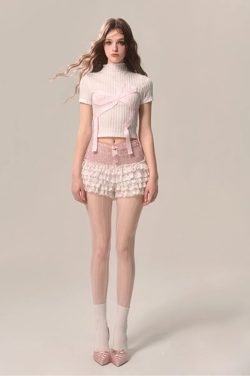 Sweet Spicy High Neck Crop Top