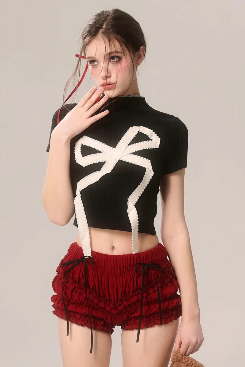 Sweet Spicy High Neck Crop Top
