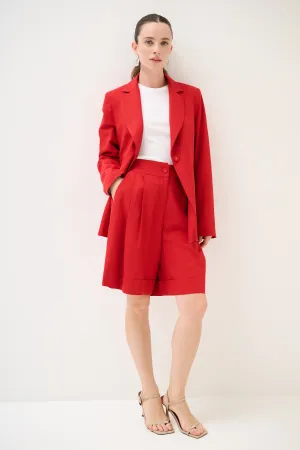 Tailored double-button structured classic blazer wholesale