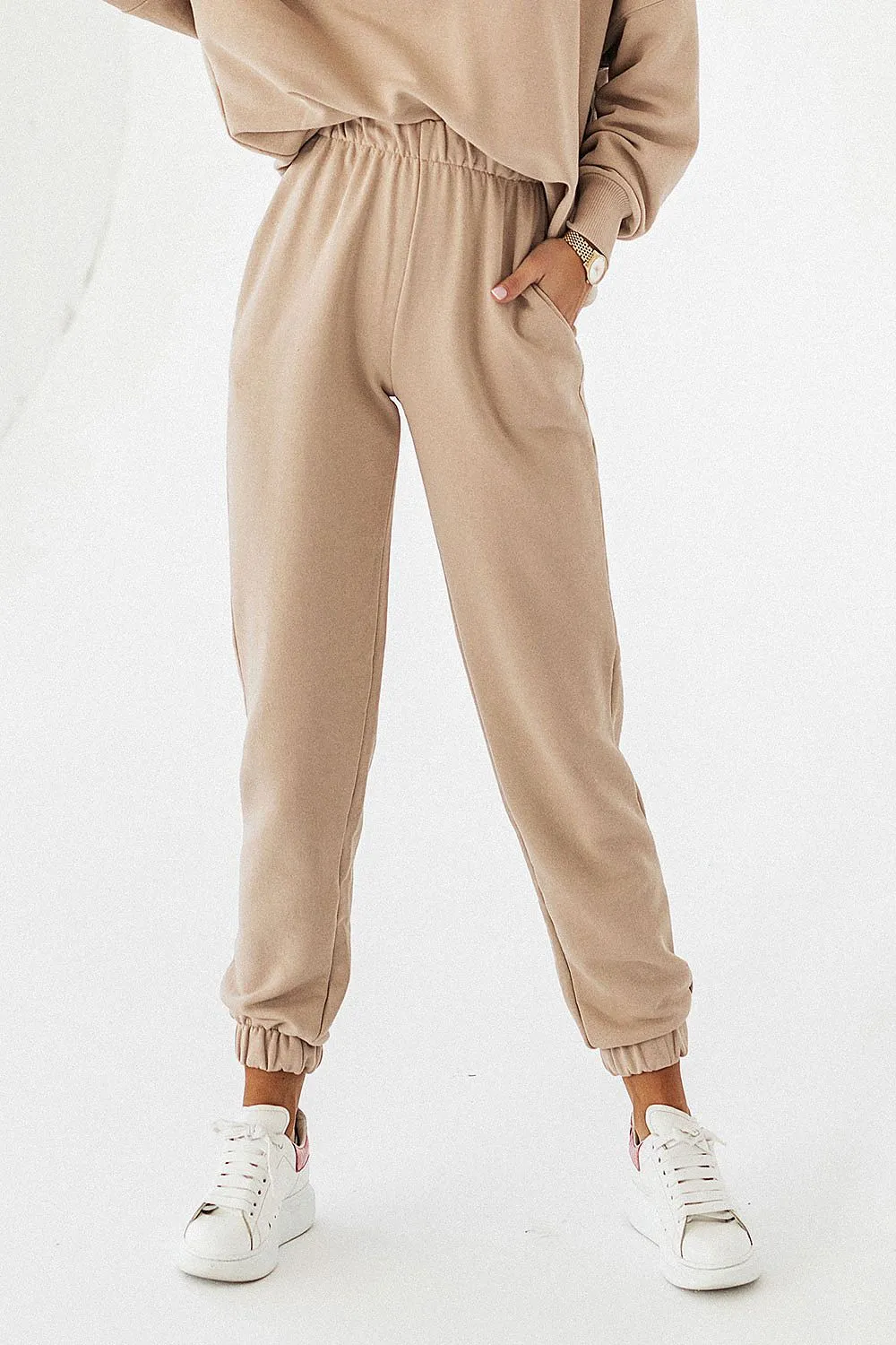 Tailored Jogger Trousers with Drawstring
