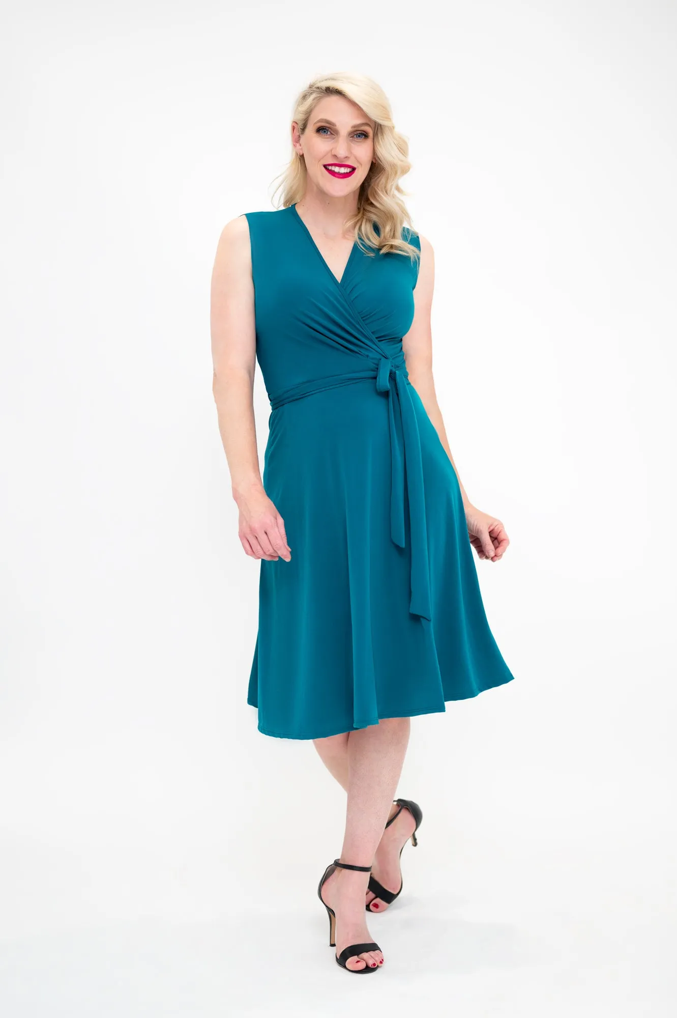 Teal - Wrap Dress