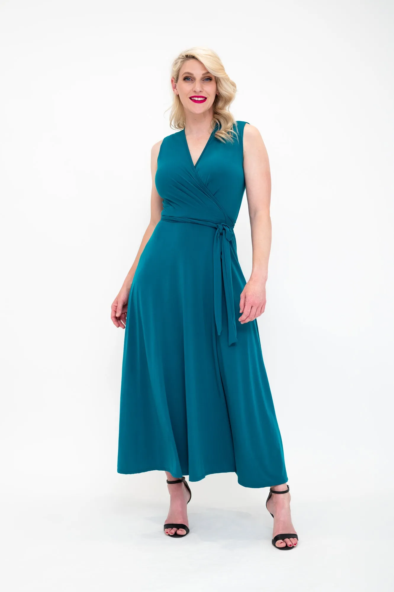 Teal - Wrap Dress