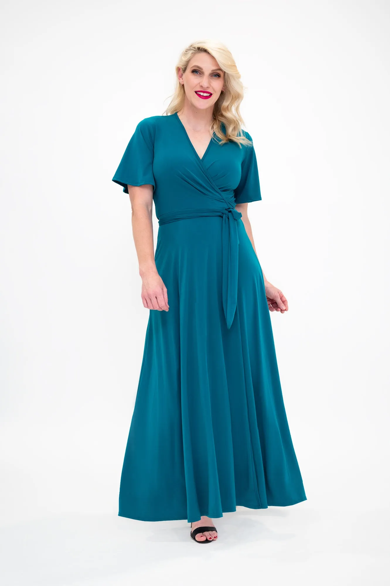 Teal - Wrap Dress
