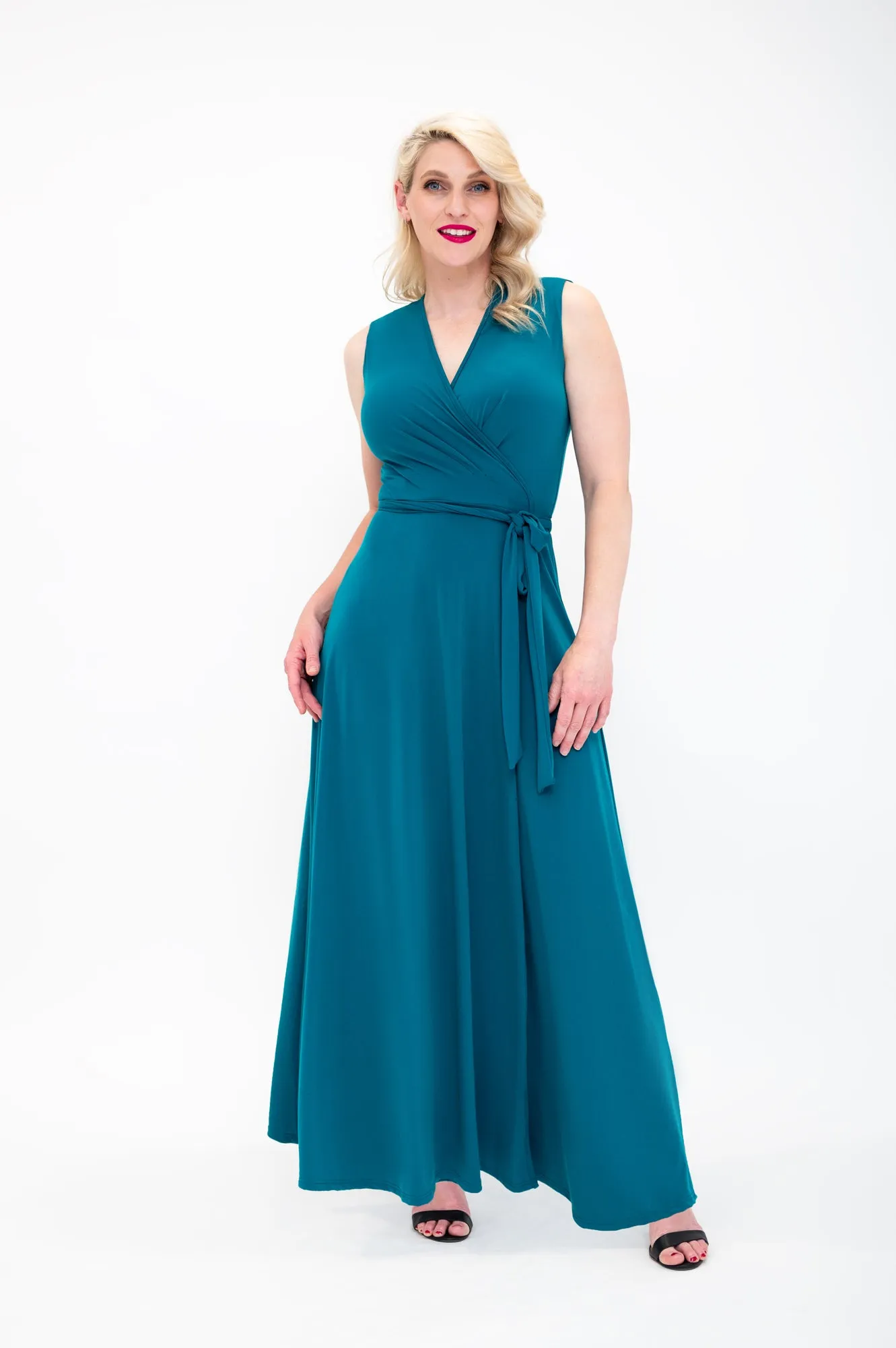 Teal - Wrap Dress