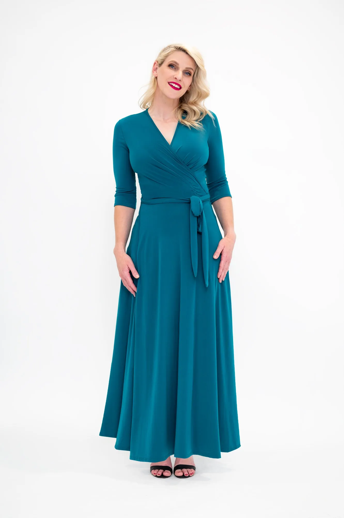Teal - Wrap Dress