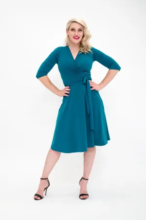 Teal - Wrap Dress