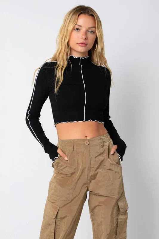 The Rhea top- Black